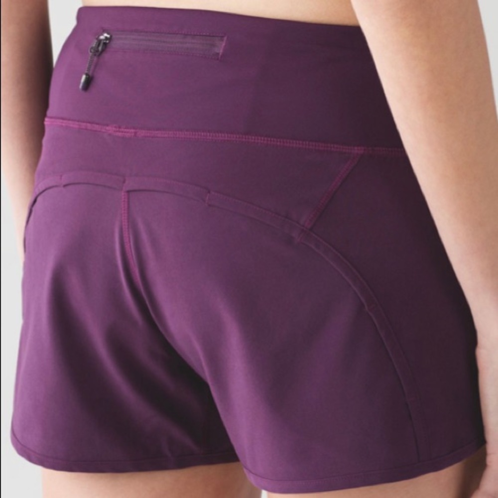 Lululemon Run Times Short Darkest Magenta